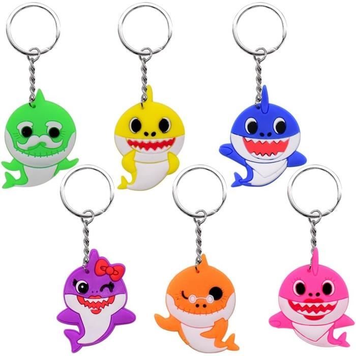 Porte-Clés, 6 Pièces Decoration Porte-Clés Pour Enfant Fête D'Anniversaire Porte-Clés Enfants