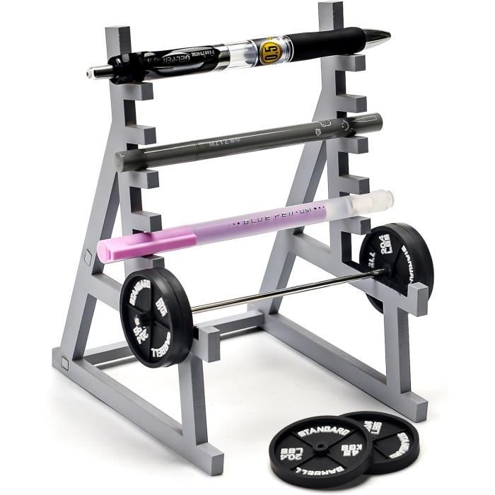Squat Mini Rack Porte-Stylo Squat Rack, Mini Squat Rack Avec Haltères, Ornements Squat ...