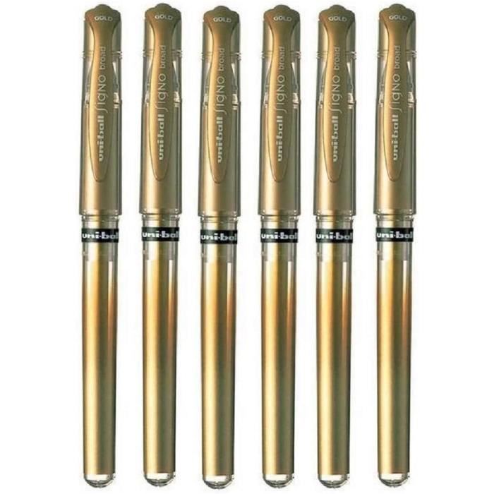 Stylo Roller Uni-ball Signo Broad Violet Métallisé à Prix