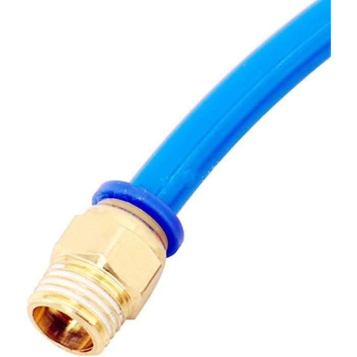 Raccord Pneumatique à Cloisonner Push-in - Filetage Intérieur, Pour Tuyaux 4 à 12 Mm, Marque Générique