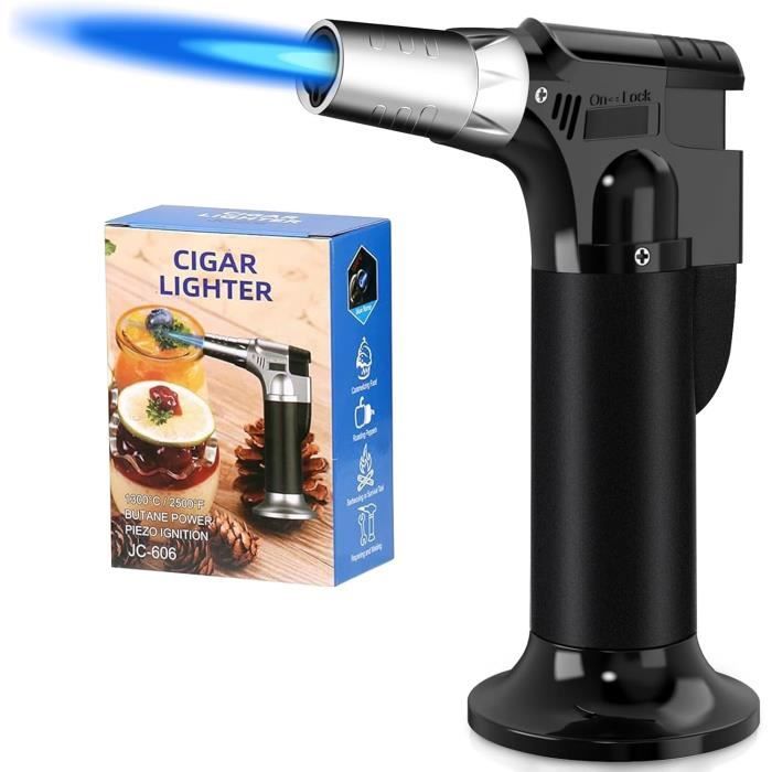 Chalumeau à Gaz Portable - Flamme 1300°C, Allumage électronique, Réglage De Flamme, Pour Cuisson Et Soudure