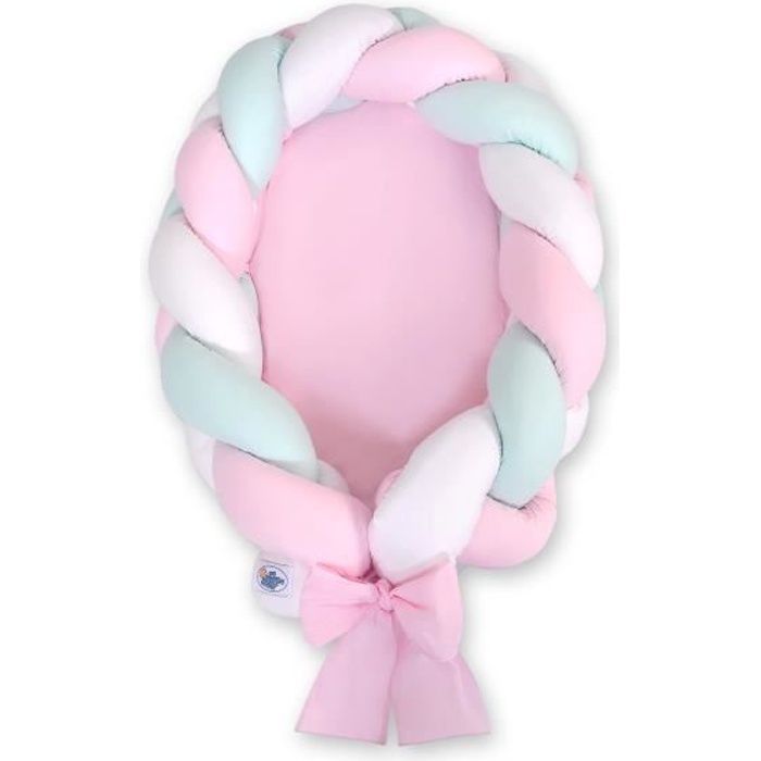 Reducteur De Lit Cocon Pour Le Bebe Enfant Tresse Pare Chocs Metalas Gigoteuse Blanc Rose Menthe Cdiscount Puericulture Eveil Bebe Reducteur De Lit Cocon Pour Le Bebe Enfant Tresse Pare Chocs Metalas Gigoteuse Blanc Rose Menthe Cdiscount Puericulture Eveil Bebe