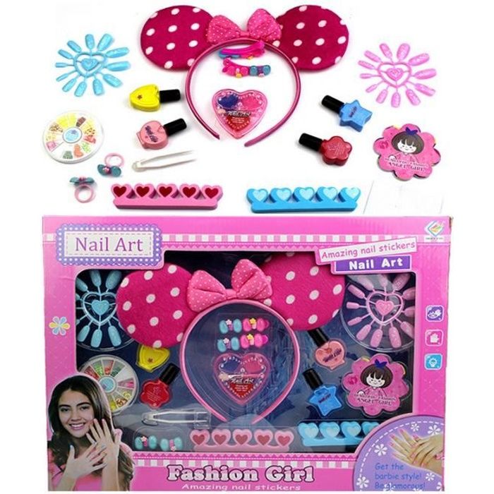 Kit De Maquillage Licorne Pour Filles 3-8 Ans - Jouet Cosmétique Enfant Avec Porte-monnaie - Cadeau Fille - 8