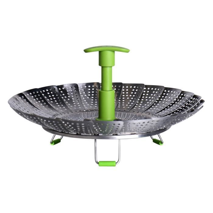 Passoire avec poign/ée M/&W Panier /à vapeur en acier inoxydable Panier /à vapeur Accessoires pour autocuiseurs Pot instantan/é Panier /à l/égumes