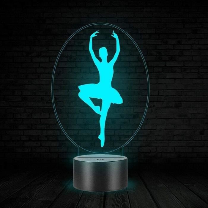 Gant De Boxe 3D LED, Lampe à Illusion D'optique, Câble USB, 7 Couleurs, Décoratif, Chambre à Coucher, Table De Chevet, Cadeau D'anniversaire