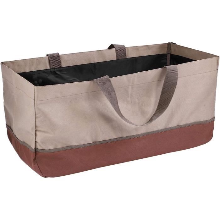 Sacs Transport Bûches GPUSFAK Lot 2 - Tissu Oxford 100cm Imperméable Poignée Confort