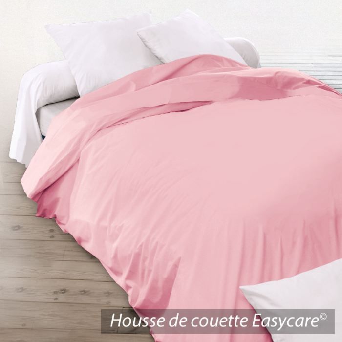 Housse De Couette Uni 300x240cm 100% Coton Alto Blanc - Linnea
