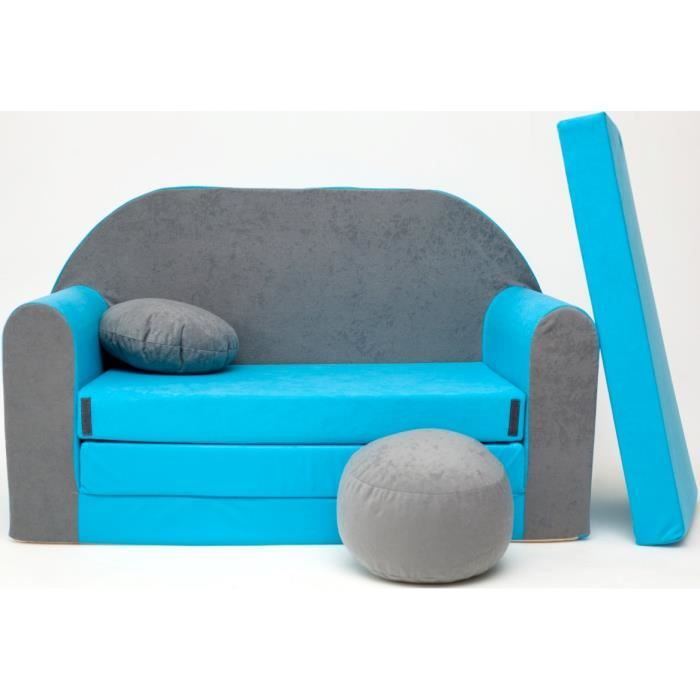 Canape Lit Enfant Convertible Gris Et Bleu Cdiscount Puericulture Eveil Bebe Canape Lit Enfant Convertible Gris Et Bleu Cdiscount Puericulture Eveil Bebe