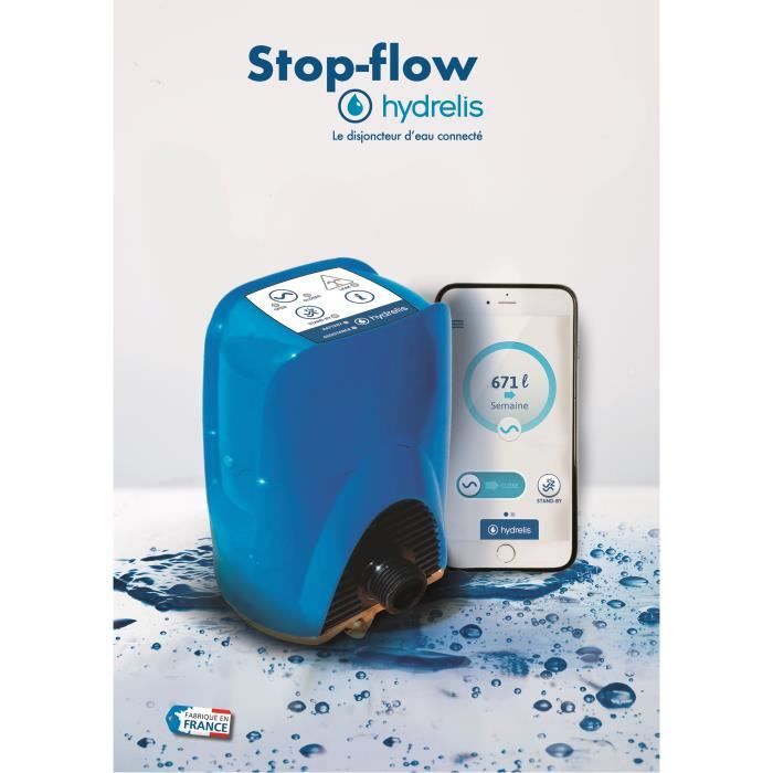 Disjoncteur d'eau connecté Stop Flow - HYDRELIS - Mr.Bricolage
