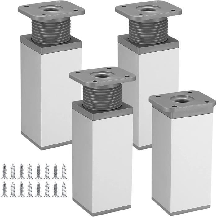 WUMUZAI Lot De 15 Cales Meubles Réglables - Antidérapantes En Caoutchouc - Pour Tables Lits Toilettes