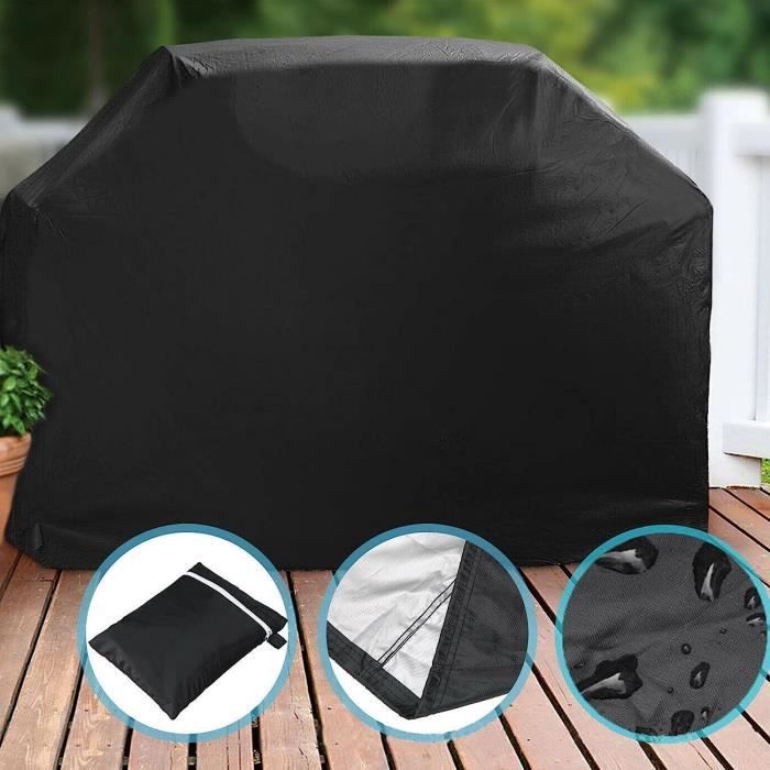 Housse De Barbecue Weber 57 Cm - Tissu Oxford Imperméable - Noir