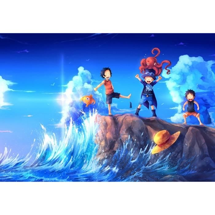 Ebhp 307 One Piece 3d Diy Numbered Diamond Painting Kit Poster Handicraft Cross Stitch Full Diamond For Home Decorat Taille 50x70cm Cdiscount Beaux Arts Et Loisirs Creatifs