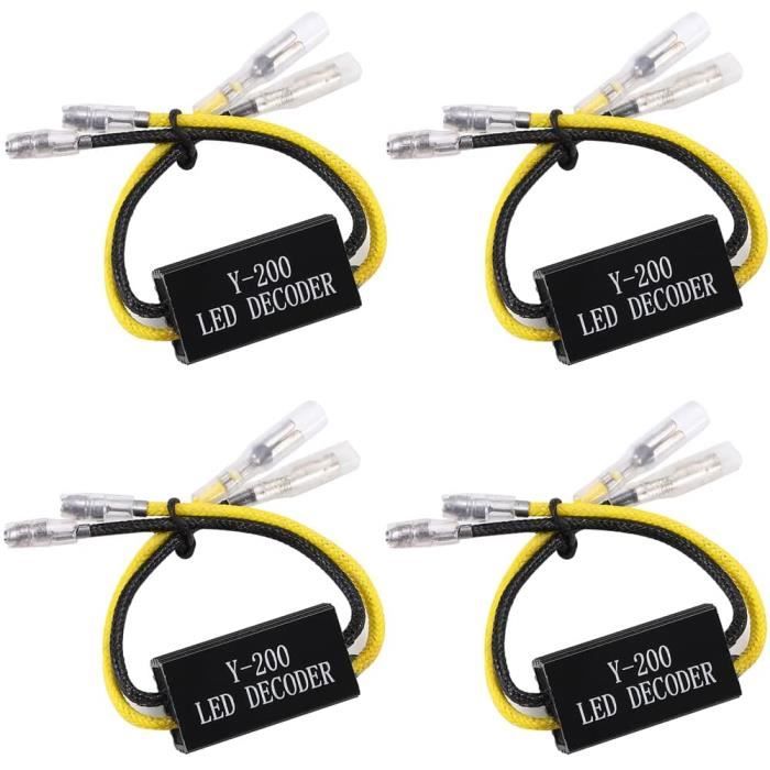 Yosoo – Lot De 2 Décodeurs LED Anti-scintillement – Résistance 8 Ohm – 12V 50W – Pour Phares H7 – Plug And Play