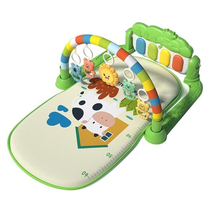 Tapis D Eveil Tapis De Jeu Musical Pour Bebes De 0 A 12 Mois Jouets Pour Nouveau Ne Piano Gymnastique Type Green B Cdiscount Puericulture Eveil Bebe