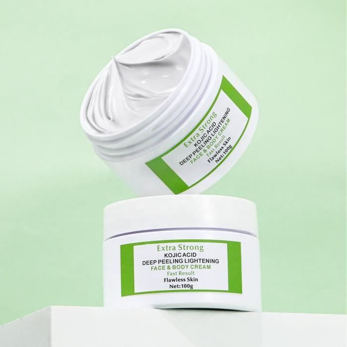 3PCS x 60g Crème éclaircissante pour le visage et le corps, Acide