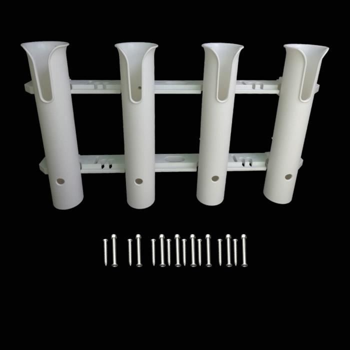 EJ.life support de tube de canne à pêche Bateau de pêche 3 Tube support de canne à pêche support
