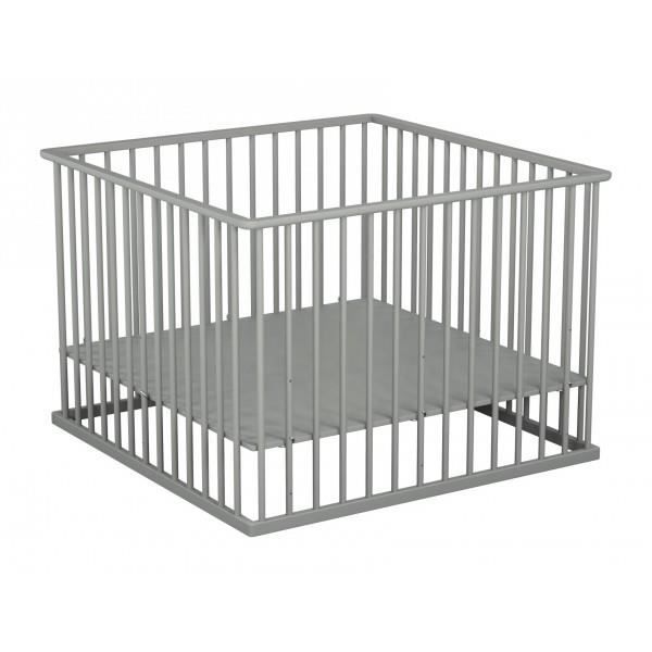 Parc Bebe En Bois Laque Gris Baby Fox 3 Hauteurs 100 X 100 Cm Parc Bebe En Bois Laque Gris Baby Fox 3 Hauteurs 100 X 100 Cm