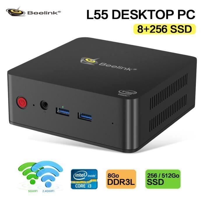 Vente Ordinateur de bureau Beelink L55 MINI PC Intel I3-5005U DDR3L 8G+SSD 256G, Windows10 Ordinateur de Bureau pas cher Vente Ordinateur de bureau Beelink L55 MINI PC Intel I3-5005U DDR3L 8G+SSD 256G, Windows10 Ordinateur de Bureau pas cher