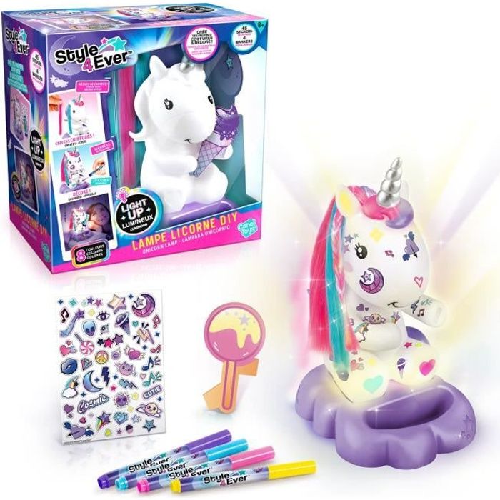 Lampe Licorne DIY Refresh - vue 2
