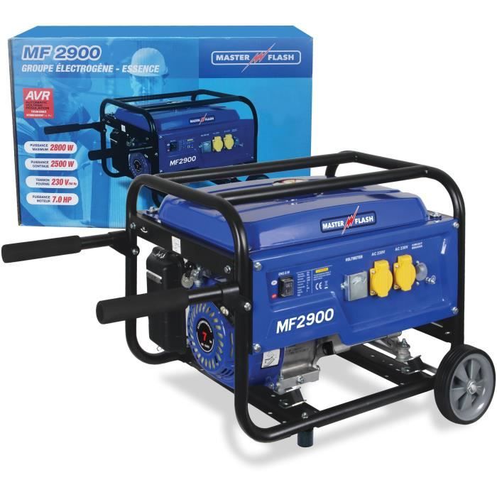 Groupe électrogène essence AVR 2900 W / 2500 W
