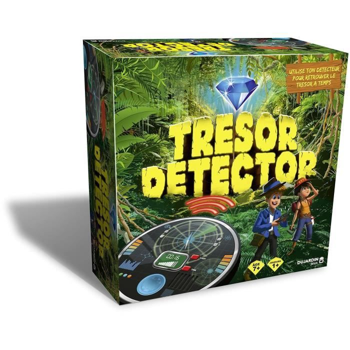 TRÉSOR DETECTOR - Jeu de société - DUJARDIN - Partez à la recherche du trésor avec votre détecteur électronique !