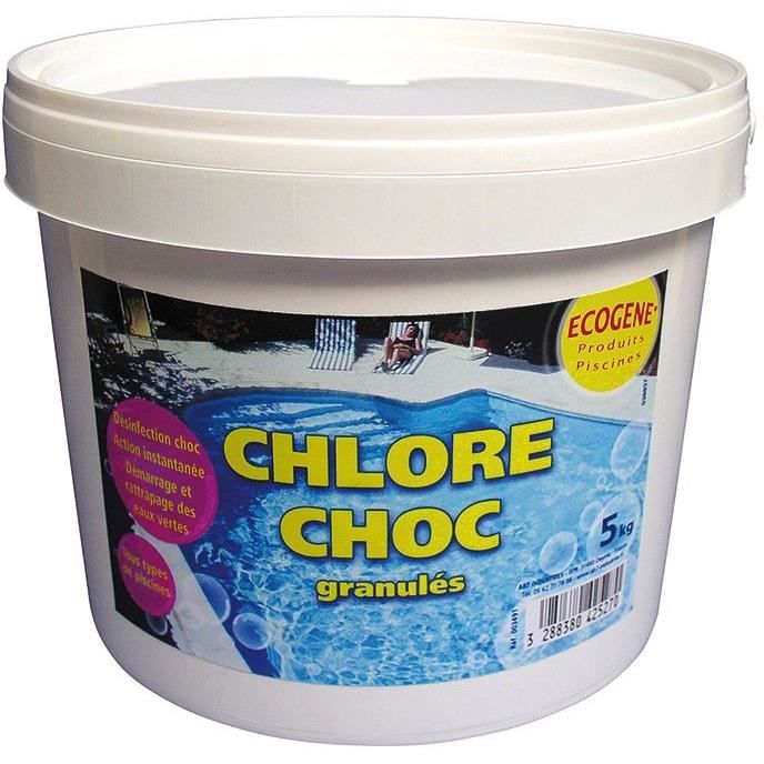 Granulés chlore choc - 5 Kg