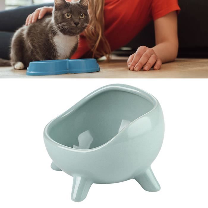 ESTINK Gamelle inclinée pour chat ESTINK Gamelle pour chat en céramique