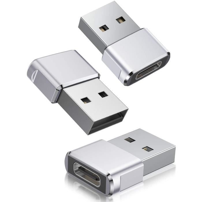 UAdapter - Adaptateur USB C Femelle Vers USB Mâle, Port Type C En Forme De U 144hz 4K 10Gbps