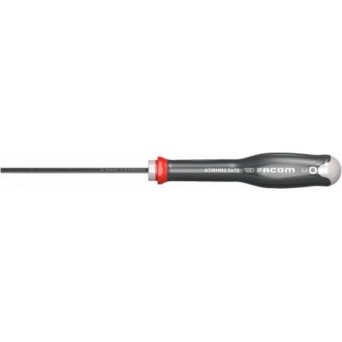 Tournevis Protwist 6 pans 2.5x75 Facom ATWHH2.5X75 - vue 2