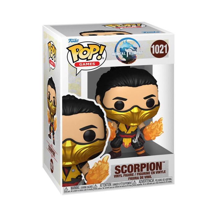 Mortal Kombat Figurine POP Scorpion 9 cm - vue 6