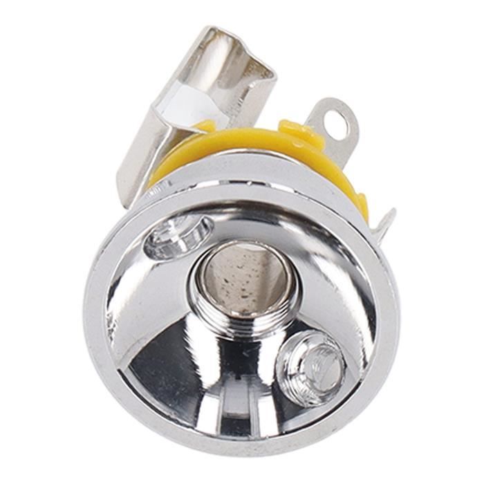 Jack 6,5 Mm (1/4 De Pouce) Mono Pour Guitare Ou Basse - Connecteur Argenté, Neuf