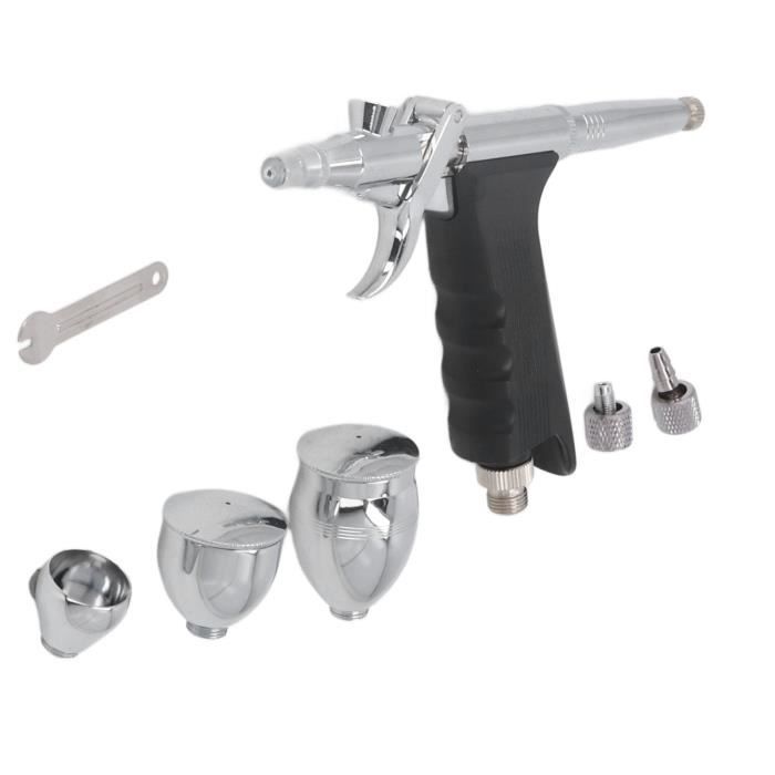 Acheter Pistolet à Peinture Pneumatique Miniature 0,3 Mm Aérographe Double Action Kit De Clé Multifonction Pistolet à Pulvériser Pour Nail Art/tatouages Corporels Spray