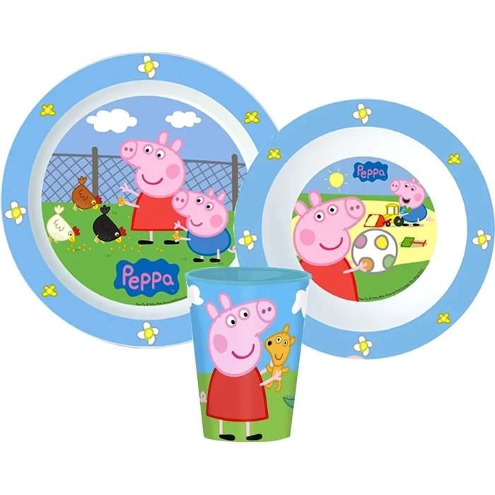Set Repas Peppa Pig Micro Onde Plastique Gobelet Assiette Verre Guizmax Cdiscount Puericulture Eveil Bebe Set Repas Peppa Pig Micro Onde Plastique Gobelet Assiette Verre Guizmax Cdiscount Puericulture Eveil Bebe