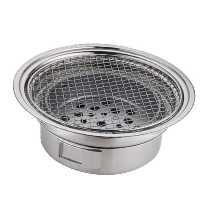 Barbecue de table japonais, poêle à barbecue rond portable, poêle à