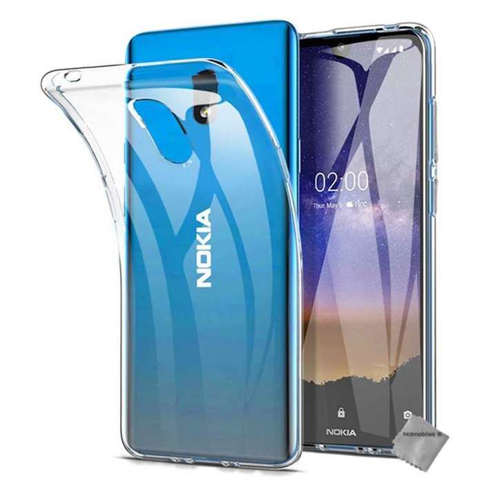 Coque Silicone Fine Transparente + Film écran Pour Nokia 3.2 - Marque Htdmobiles - Neuf Sous Blister