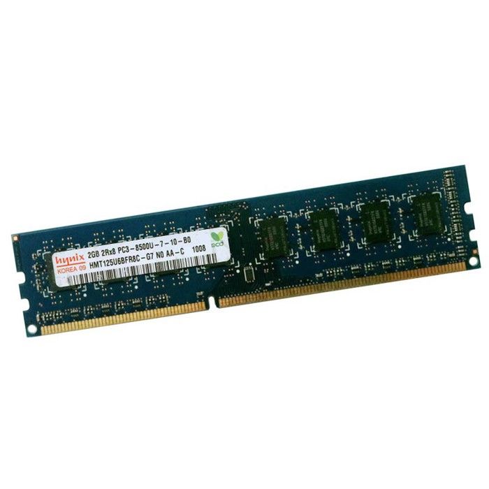 2Go Ram Hynix Hmt125U6Bfr8C-G7 240 Pin Ddr3 Sdram Pc3-8500U 1066Mhz 2Rx2 Cl7
