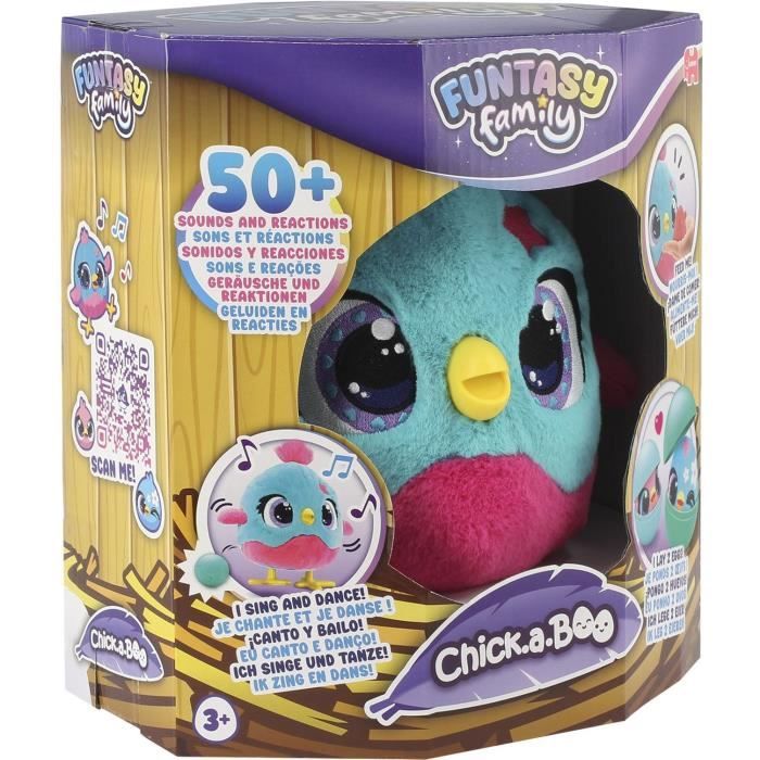 Peluche Interactive Dujardin 1110100678 – Poule Qui Pond des Œufs, Plus de 50 Sons - vue 2