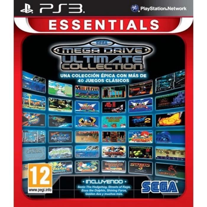 Koch Collection De Jeux - Sega - Sega Genesis Collection Ultime - PS3 - 40 Jeux Classiques - Hd