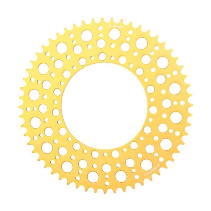 Partners Gear-Plateau de vélo de piste, vitesse unique, couronne BCD 130, 44T 46T 48T 50T CNC 1/8 pouces, 130BCD  18