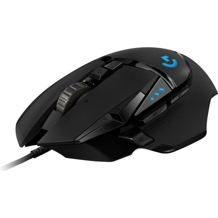 Souris Gamer - filaire - LOGITECH G - G502 HERO - USB - Noir - Cdiscount  Informatique