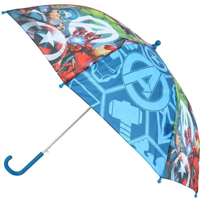 Kid Licensing Parapluie 46 cm Auto Avengers Jeunesse Unisexe, Multicolore