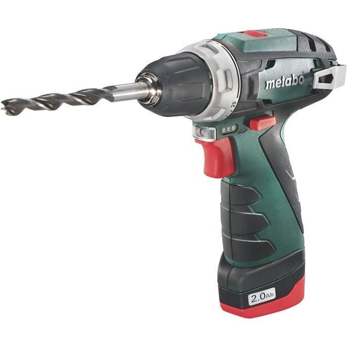 Perceuse METABO POWERMAXX BS 1 BATTERIE RECHARGEABLE 2 0AH 10 8V 2 Ah
