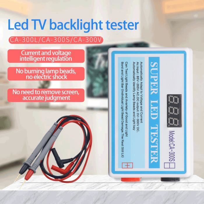 Testeur De LED 0-300V – Pour Bandes, Spots Et Perles LED, Outil De Diagnostic Simple