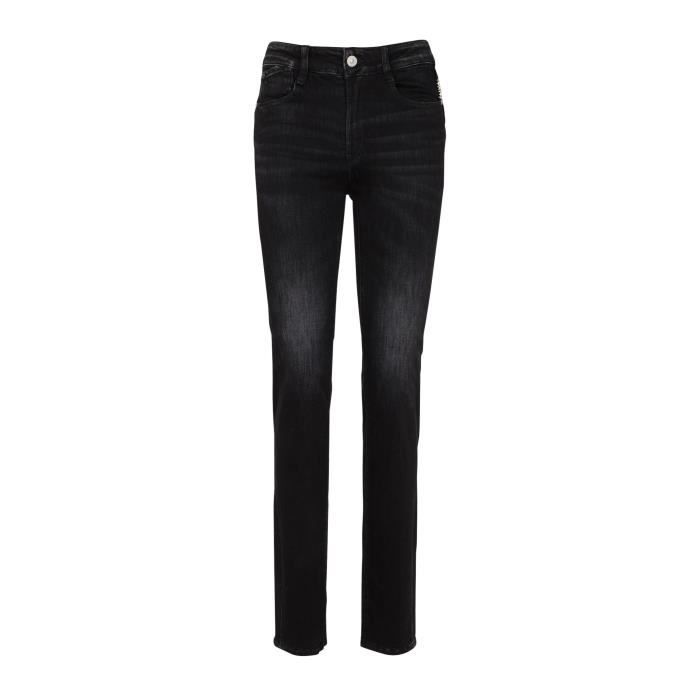 Jeans femme Le Temps des cerises Pulphighreg Tac black/black
