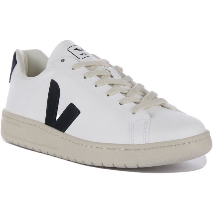 Veja Baskets Femme - VEJA Urca CWL - Blanc Marine - Tige Synthétique - Lacets