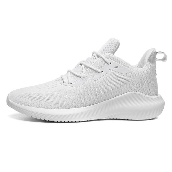 LEOCLOTHO Chaussures de sport - LEOCLOTHO - Mesh 42 - Blanc - Homme - Lacets