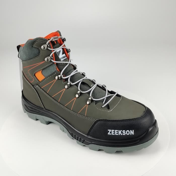 Chaussures de sécurité homme de travail Bottes Embout Acier Protection Respirant 