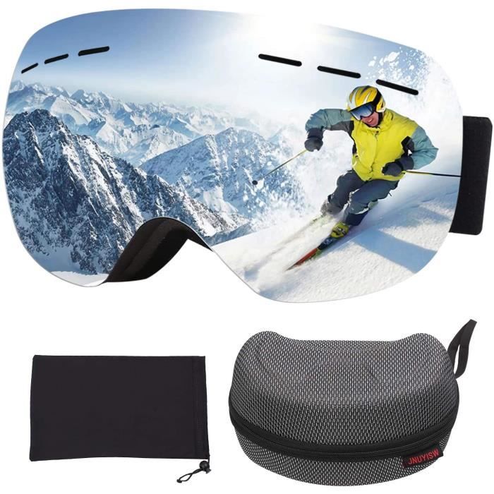 Omasi Lunette de Ski, Masque Ski Sphériques avec Double Lentille