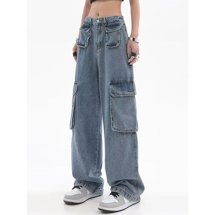 Pantalon De Survêtement Baggy Femme - Jambes Larges, Tissu Polyester, Coupe Décontractée