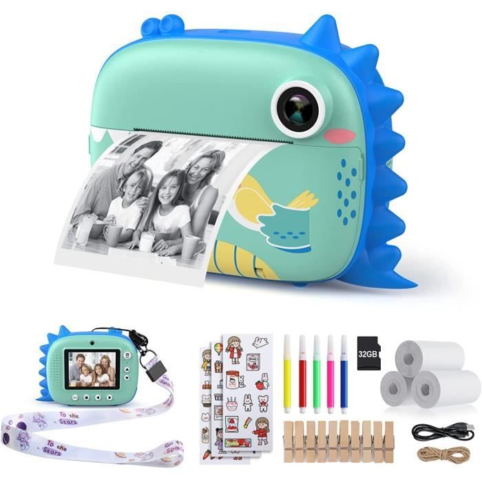 Polaroid Enfant Appareil Photo Instantané Pour Enfants - 24MP, écran 2,4, Imprimante Intégrée - Cadeau 3-12 Ans Polaroid Enfant Appareil Photo Instantané Pour Enfants - 24MP, écran 2,4, Imprimante Intégrée - Cadeau 3-12 Ans